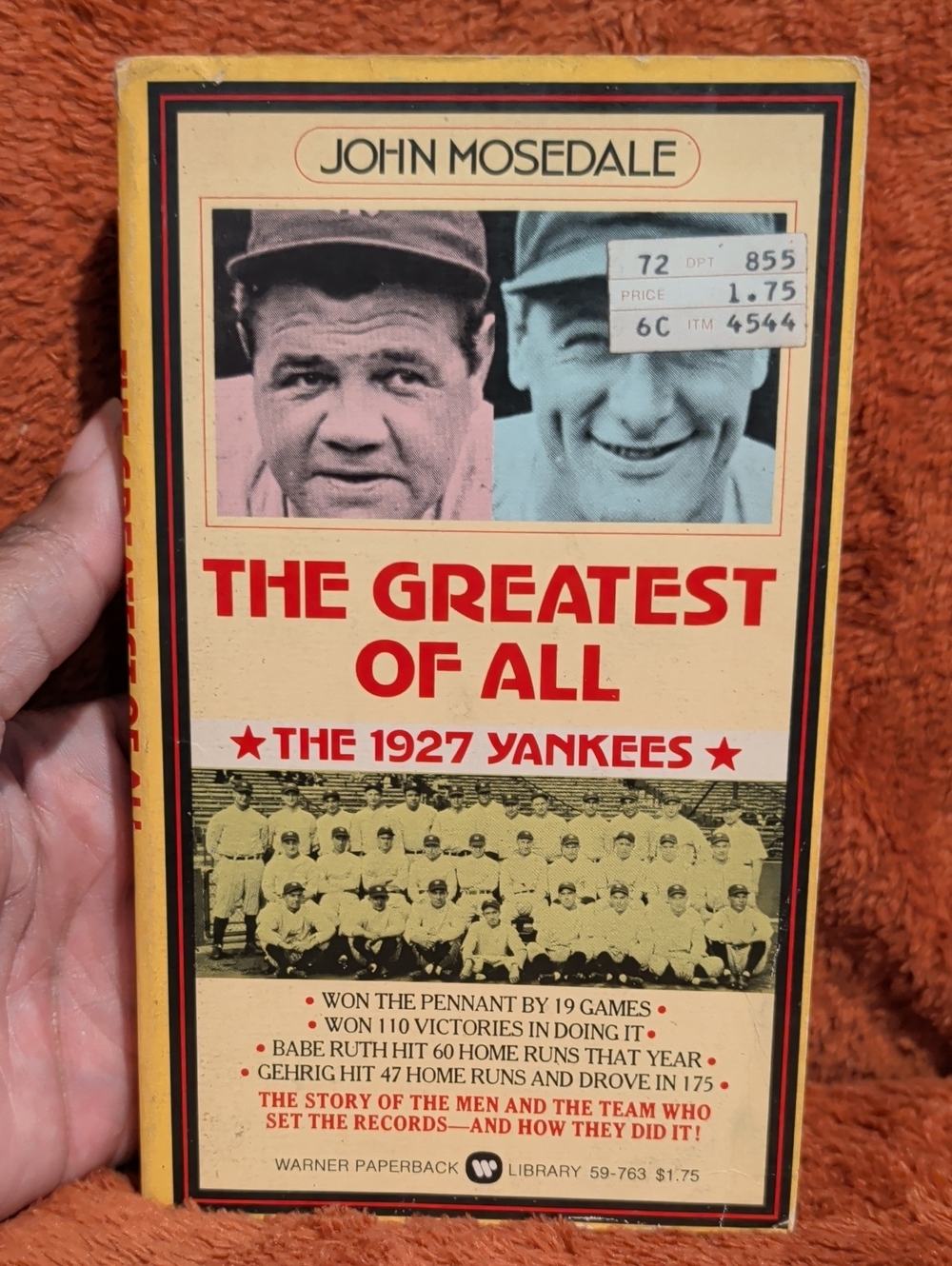 The Greatest of All - The 1927 Yankees ( Paperback / 1975 )